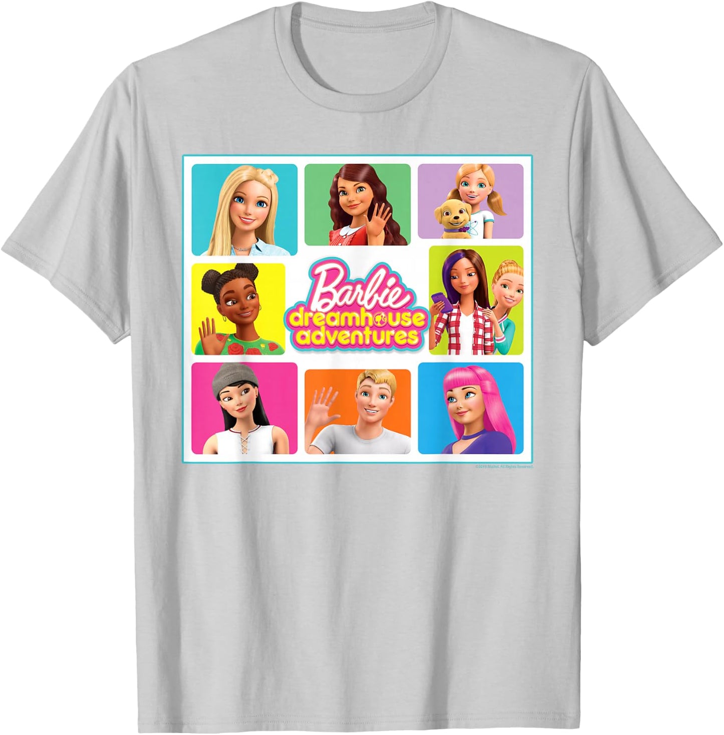 Barbie - Dreamhouse Adventures 9 Square Dream House T-Shirt - T-Shirt | Ash