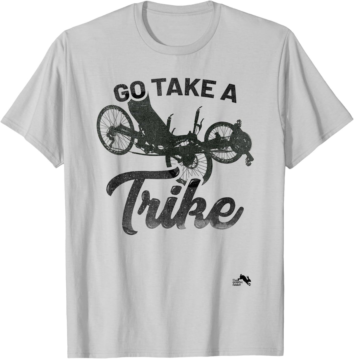 Go Take a Trike Recumbent Bicycle T-Shirt - T-Shirt | Ash