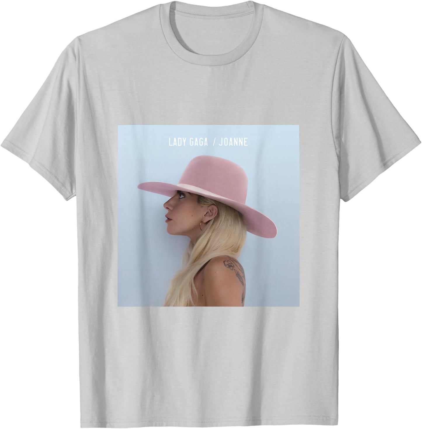 Lady Gaga Official Joanne Album Art Small T-Shirt - T-Shirt | Ash