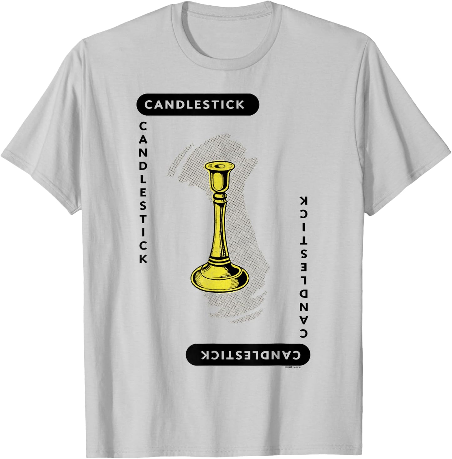 Clue Candlestick Playing Card Halloween Costume T-Shirt - T-Shirt | Ash