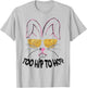 Too Hip To Hop Easter Bunny Hip Hop T-Shirt - T-Shirt | Ash