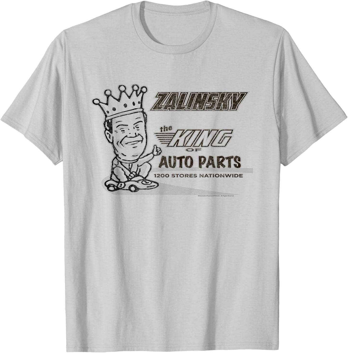 Tommy Boy Zalinsky Auto T-Shirt - T-Shirt | Ash
