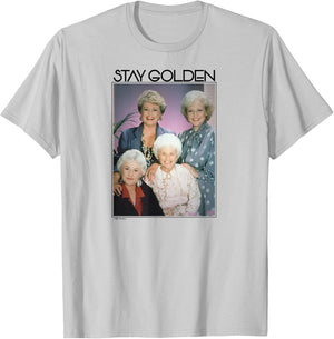 The Golden Girls - Stay Golden T-Shirt - T-Shirt | Ash