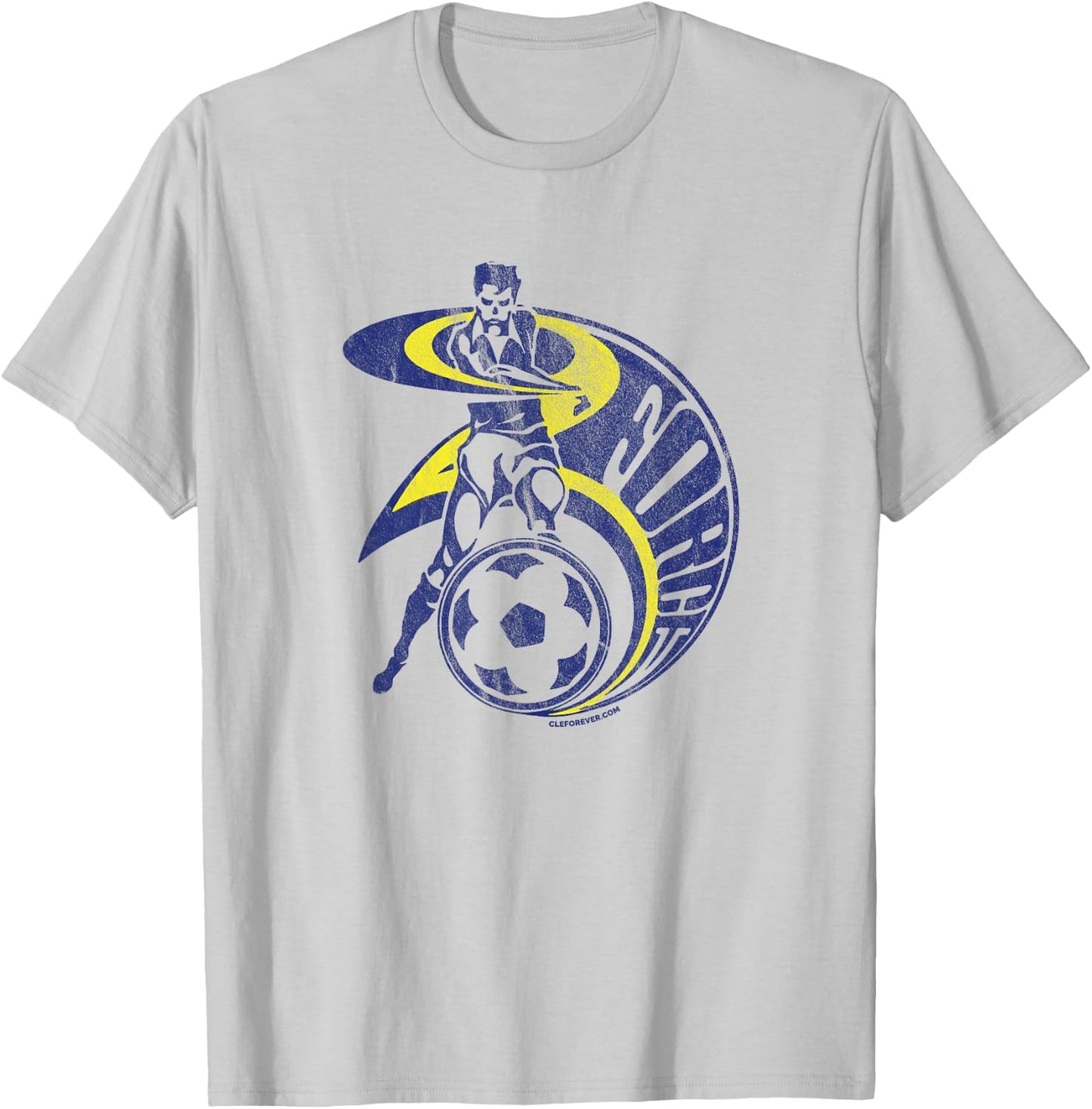 80's Cleveland Shirt Force Soccer T-Shirt - T-Shirt | Ash