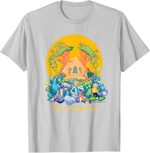 Rick and Morty Rest and Ricklaxation T-Shirt - T-Shirt | Ash