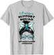 Support Squad Messy Bun Warrior Ovarian Cancer Awareness T-Shirt - T-Shirt | Ash