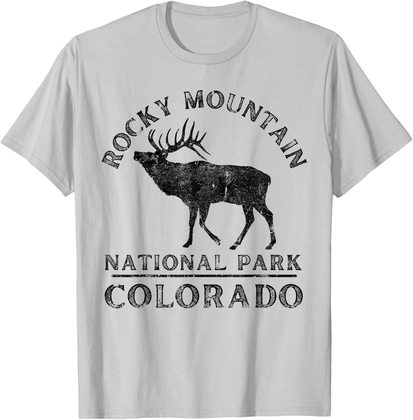 Rocky Mountain National Park T-Shirt - T-Shirt | Ash