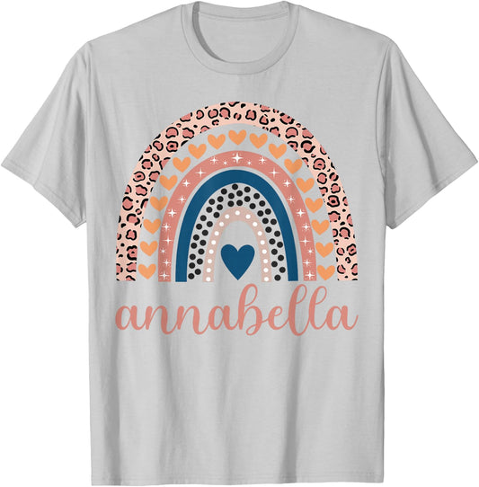 Annabella Annabella Name Birthday Shirt Gift T-Shirt - T-Shirt | Ash