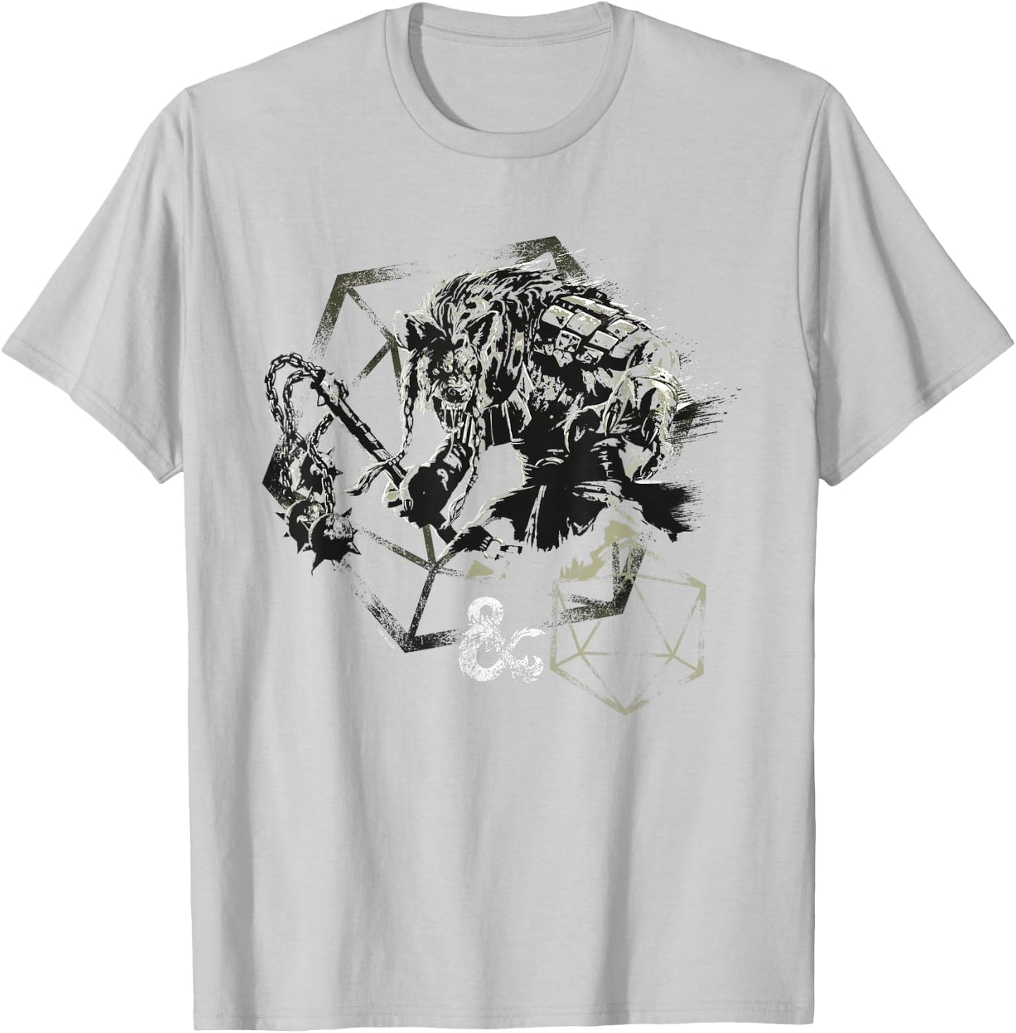 Dungeons & Dragons On a Gnoll T-Shirt - T-Shirt | Ash