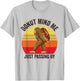 Donut Mind Me Just Passing By Bigfoot Sasquatch Jeti Donut T-Shirt - T-Shirt | Ash