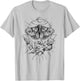 Moth Mystical Goth Dark Goblincore T-Shirt - T-Shirt | Ash
