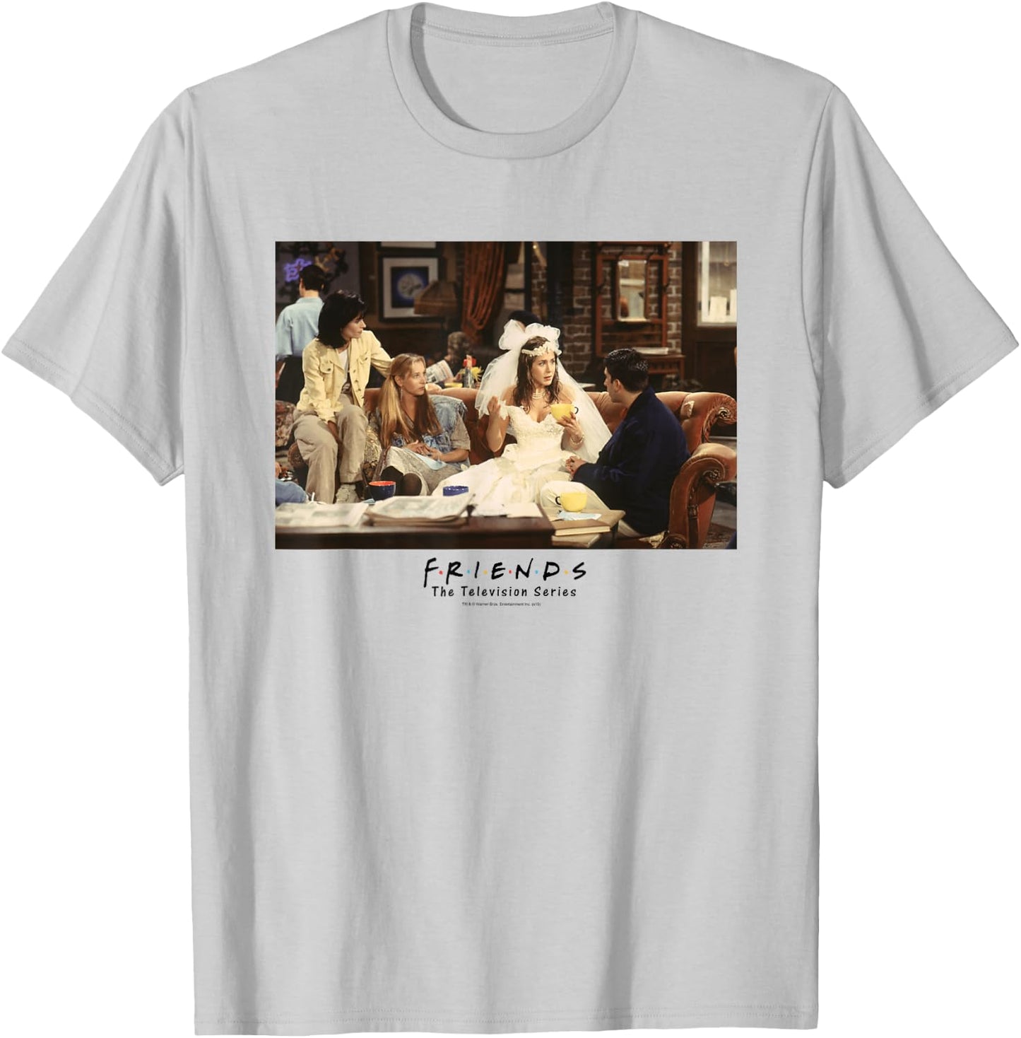 Friends Runaway Bride T-Shirt - T-Shirt | Ash