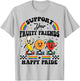 Funny Support Your Fruity Friends Gay LGBTQ Ally Pride Month T-Shirt - T-Shirt | Ash