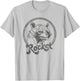 Marvel Guardians of The Galaxy Rocket Circle Portrait Small T-Shirt - T-Shirt | Ash