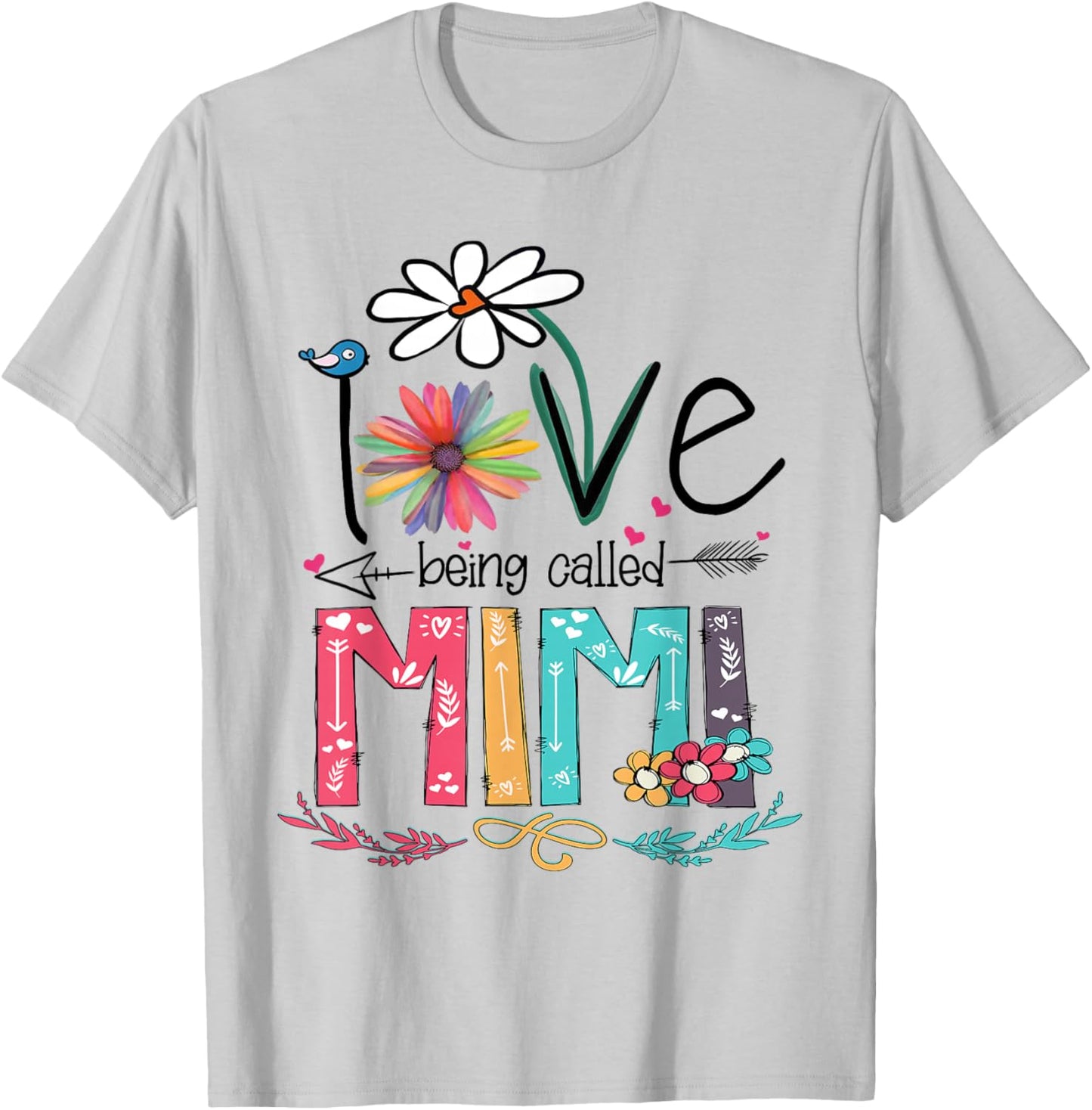 I Love Being Called Mimi Sunflower Shirt T-Shirt - T-Shirt | Ash