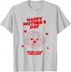 Happy Mother's Day From Your Fur Baby Dog Mom Gift T-Shirt - T-Shirt | Ash
