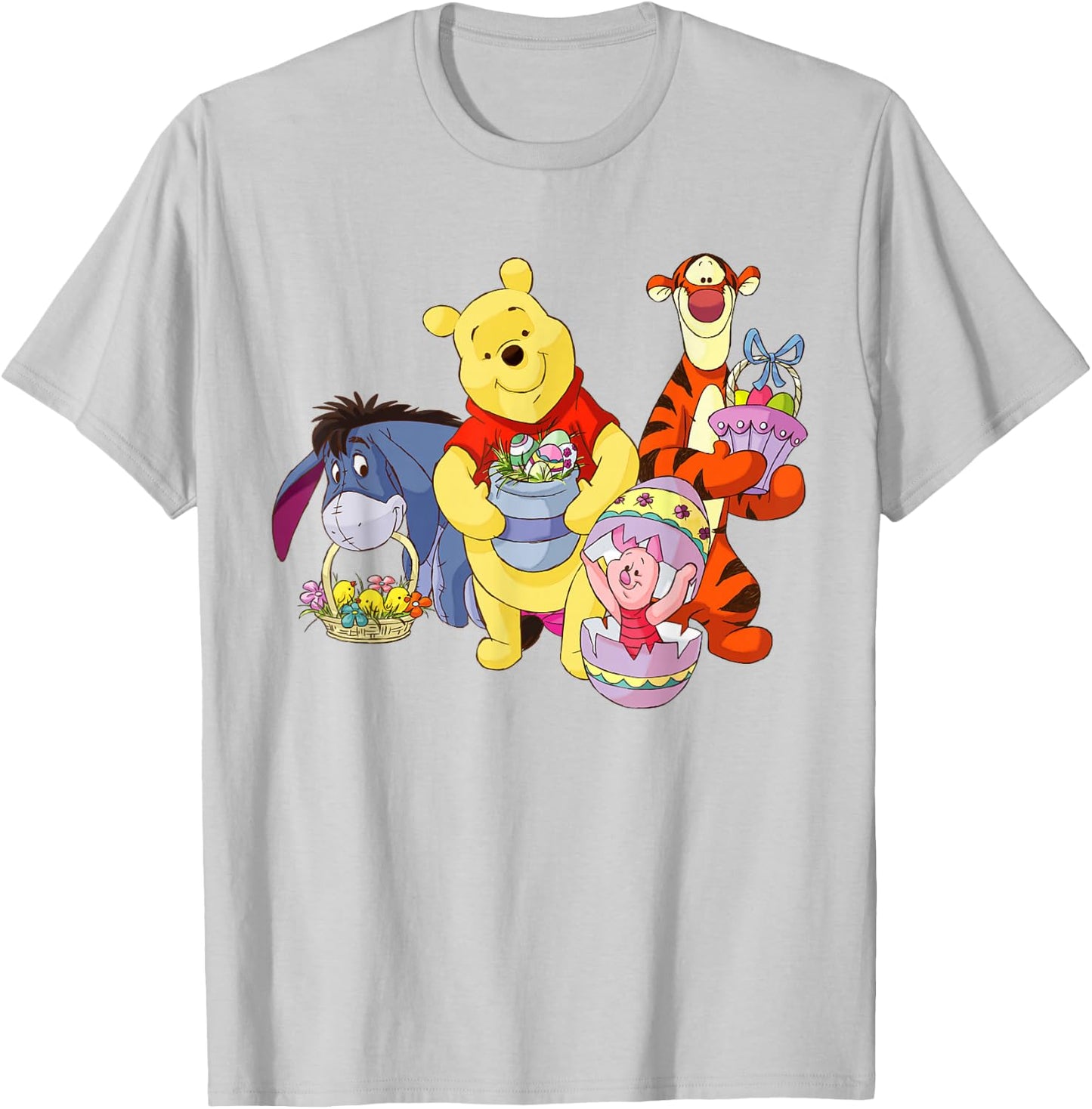 Winnie The Pooh - Easter Characters T-Shirt - T-Shirt | Ash