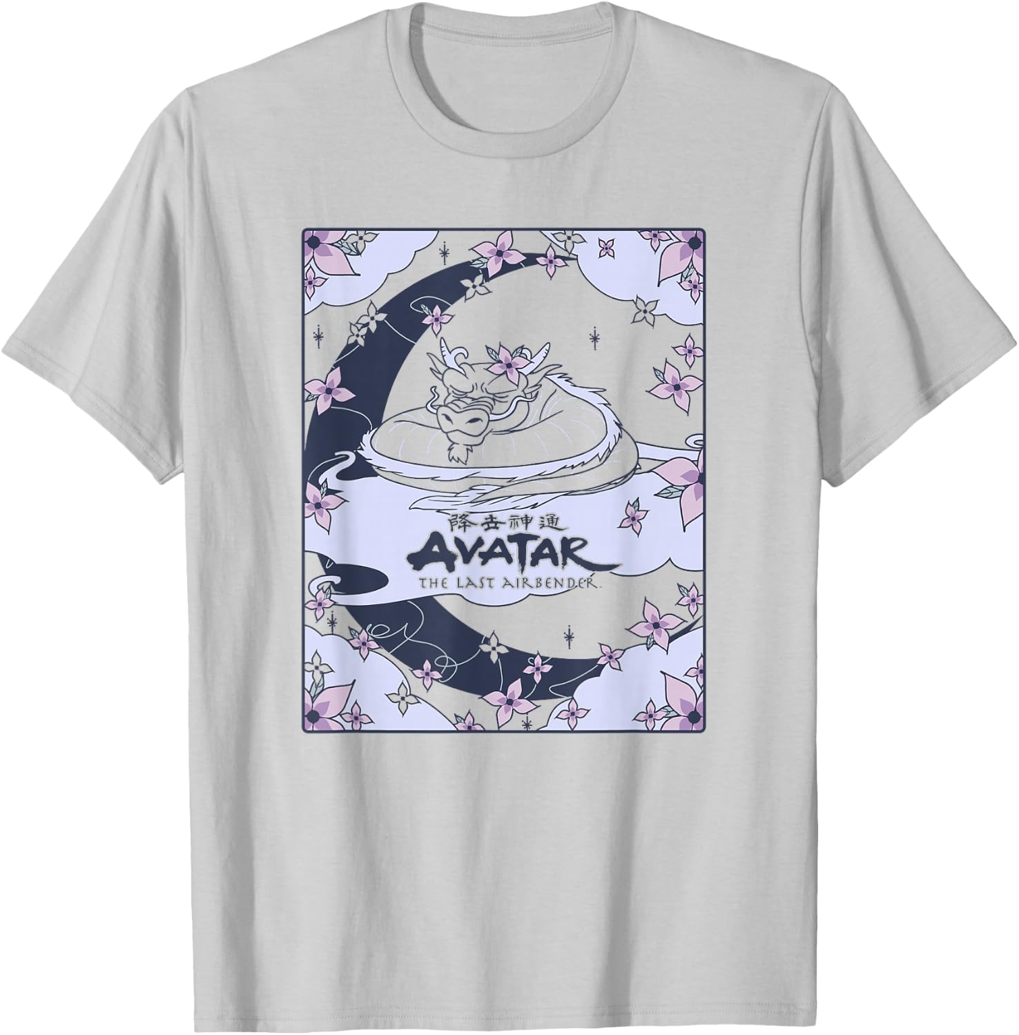 Avatar: The Last Airbender Roku Dragon Card Small T-Shirt - T-Shirt | Ash