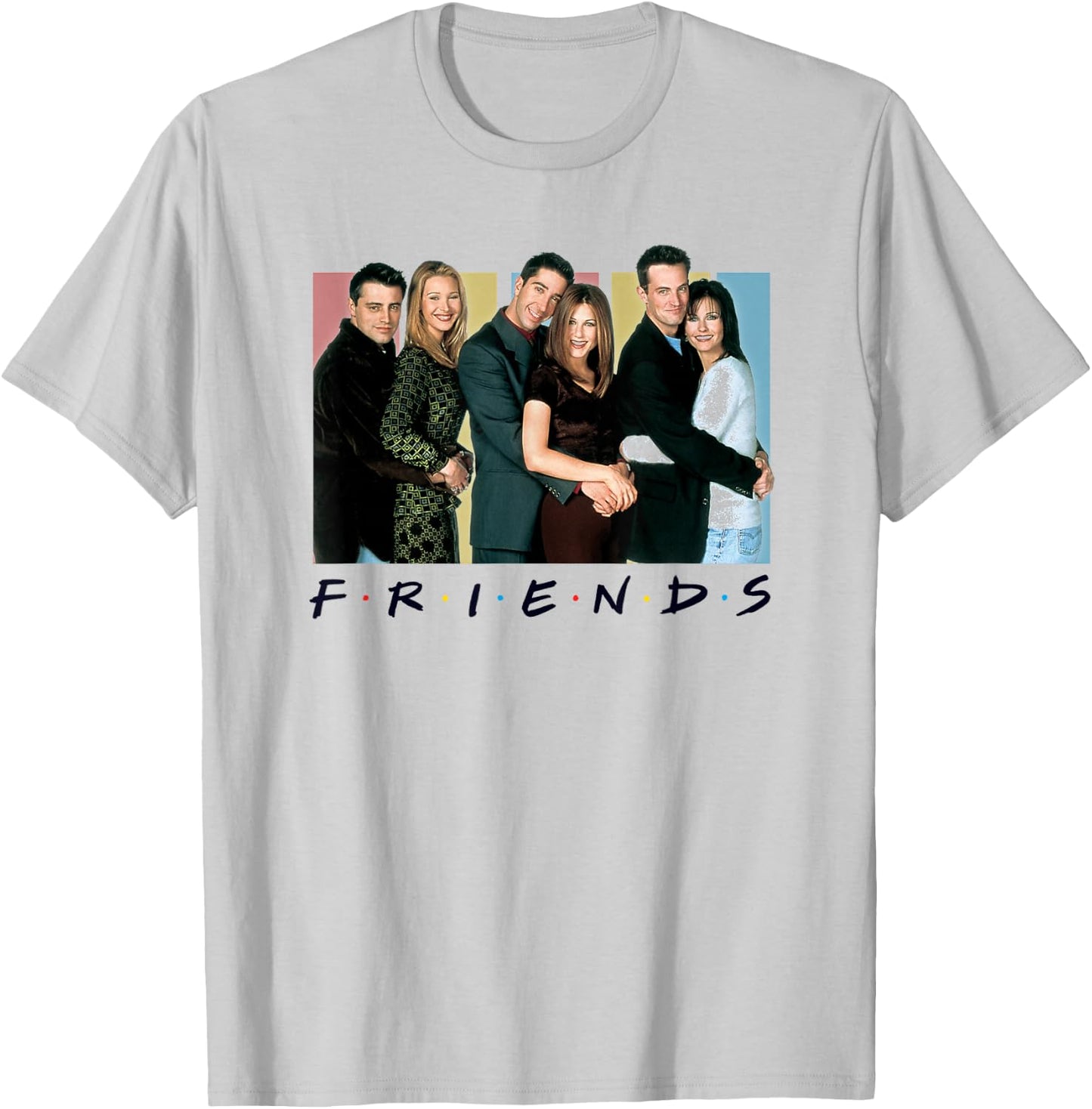 Friends Cast Logo T-Shirt - T-Shirt | Ash