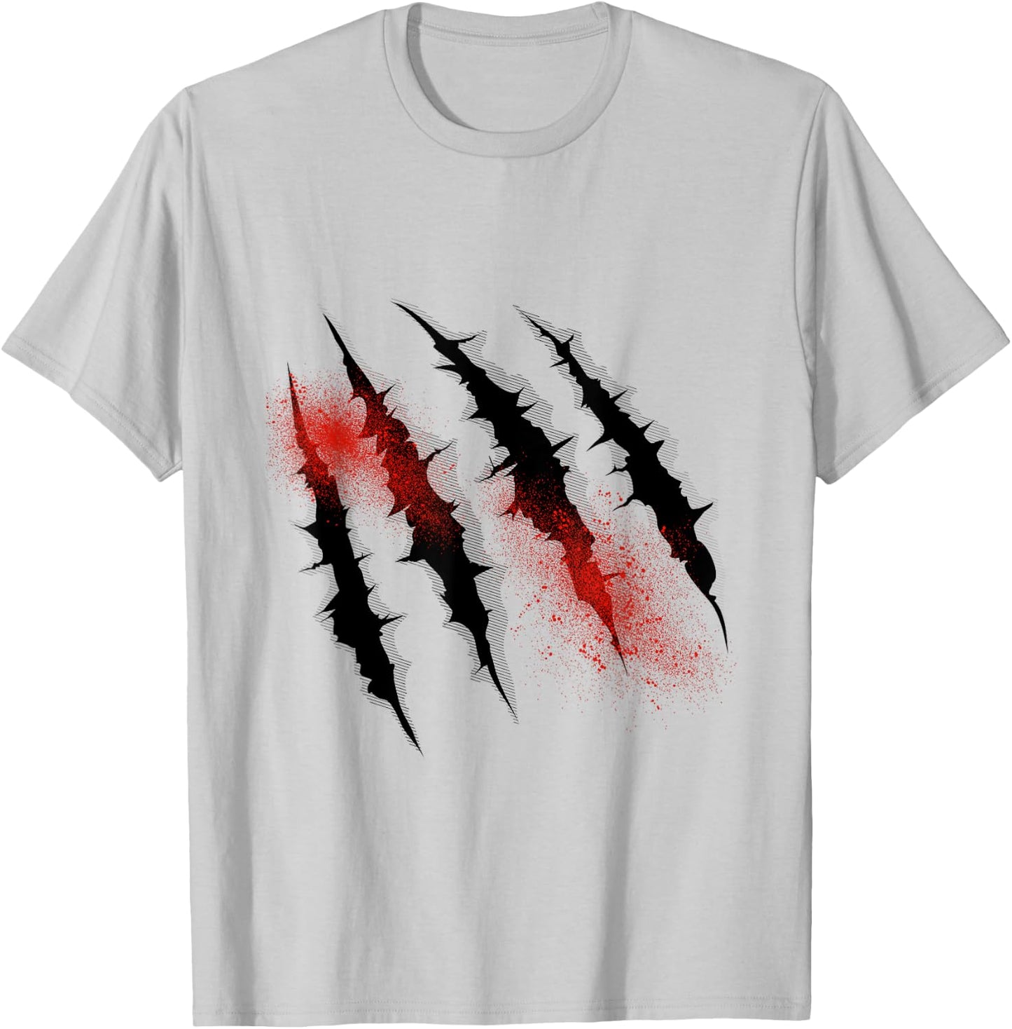 Dinosaur T rex Claw Marks For Halloween Boys Men Kids T-Shirt - T-Shirt | Ash