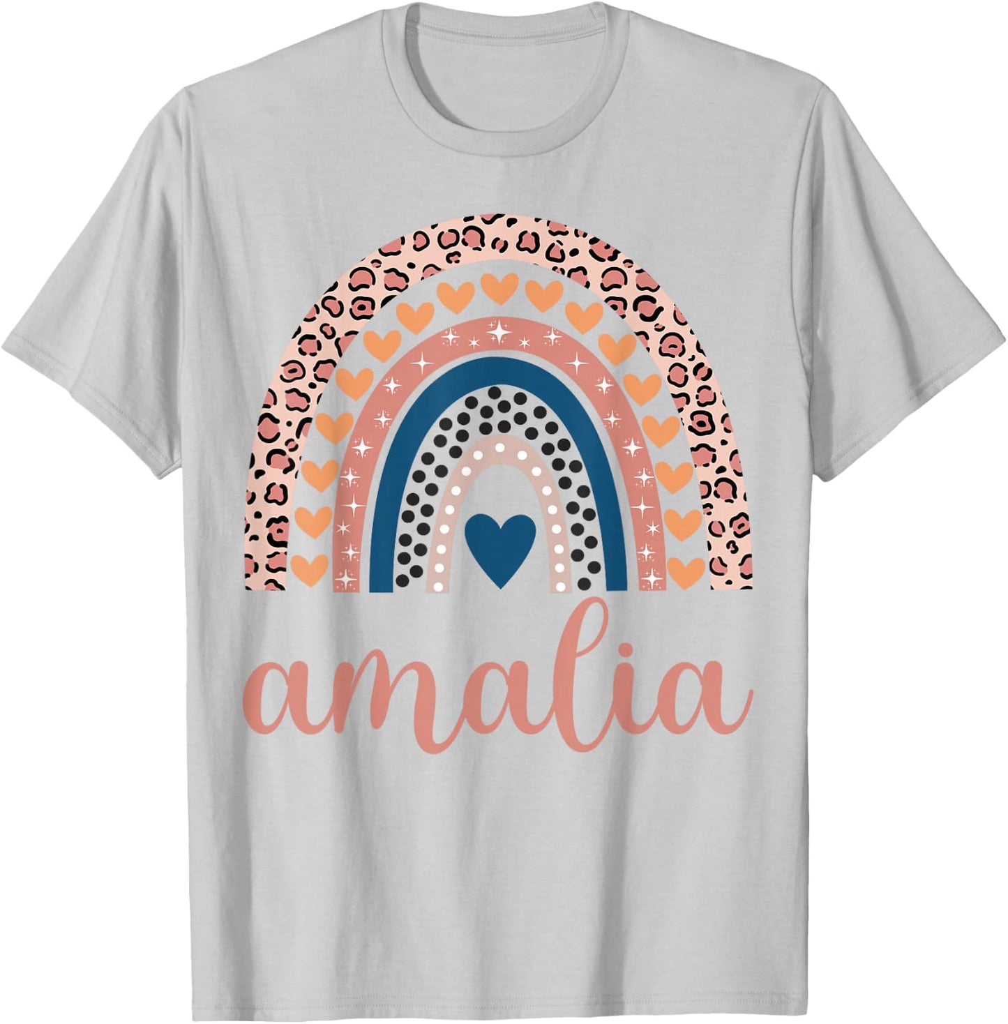 Amalia Amalia Name Birthday Shirt Gift T-Shirt - T-Shirt | Ash