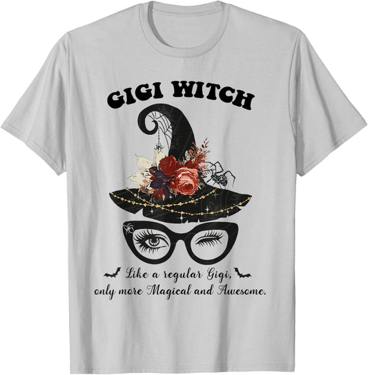 Magical Gigi Witch - Awesome Halloween Witchy Gigi Costume T-Shirt - T-Shirt | Ash