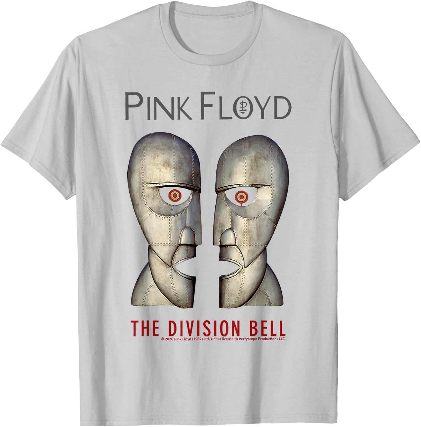 Pink Floyd The Division Bell Album Cover Faces T-Shirt - T-Shirt | Ash
