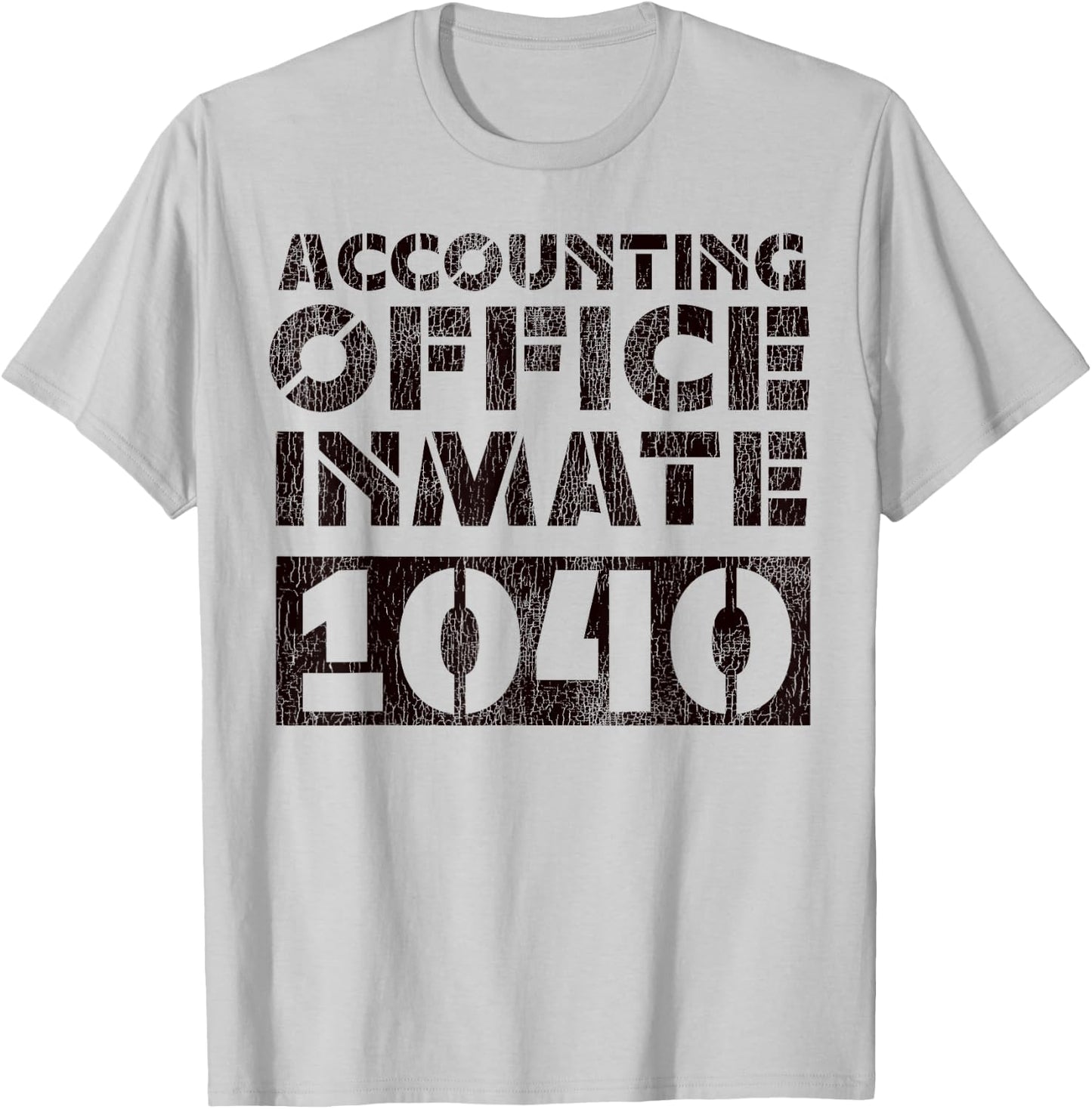 Accountant Bookkeeper Accounting Prison Jail Halloween T-Shirt - T-Shirt | Ash