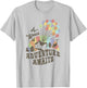 Disney Pixar Up A World Of Adventure Awaits Rainbow Balloons T-Shirt - T-Shirt | Ash