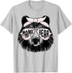 Mama Bear Face Sunglasses Mother Mother's Day gift T-Shirt - T-Shirt | Ash