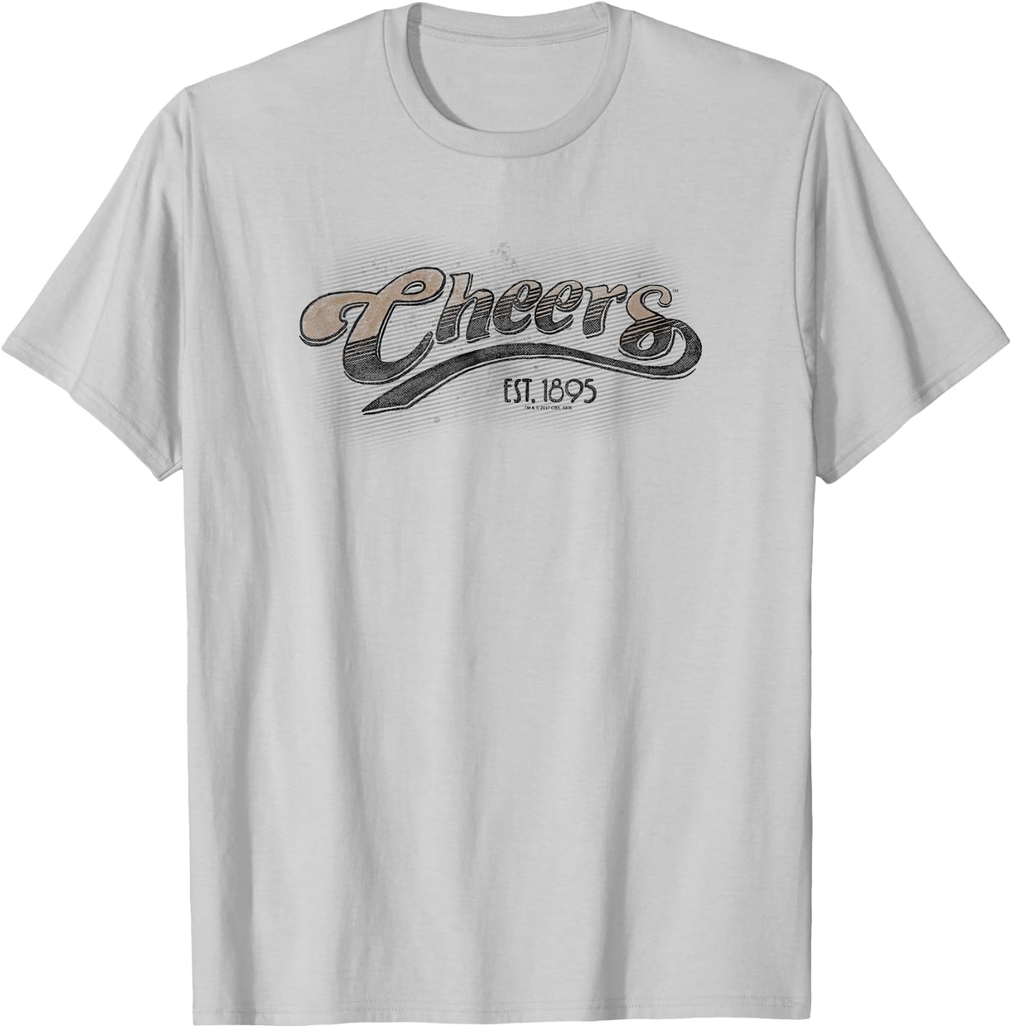 Cheers Watercolor Logo T-Shirt - T-Shirt | Ash