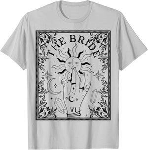 Boho Mystic Tarot Celestial Bachelorette Bride Bridesmaid T-Shirt - T-Shirt | Ash