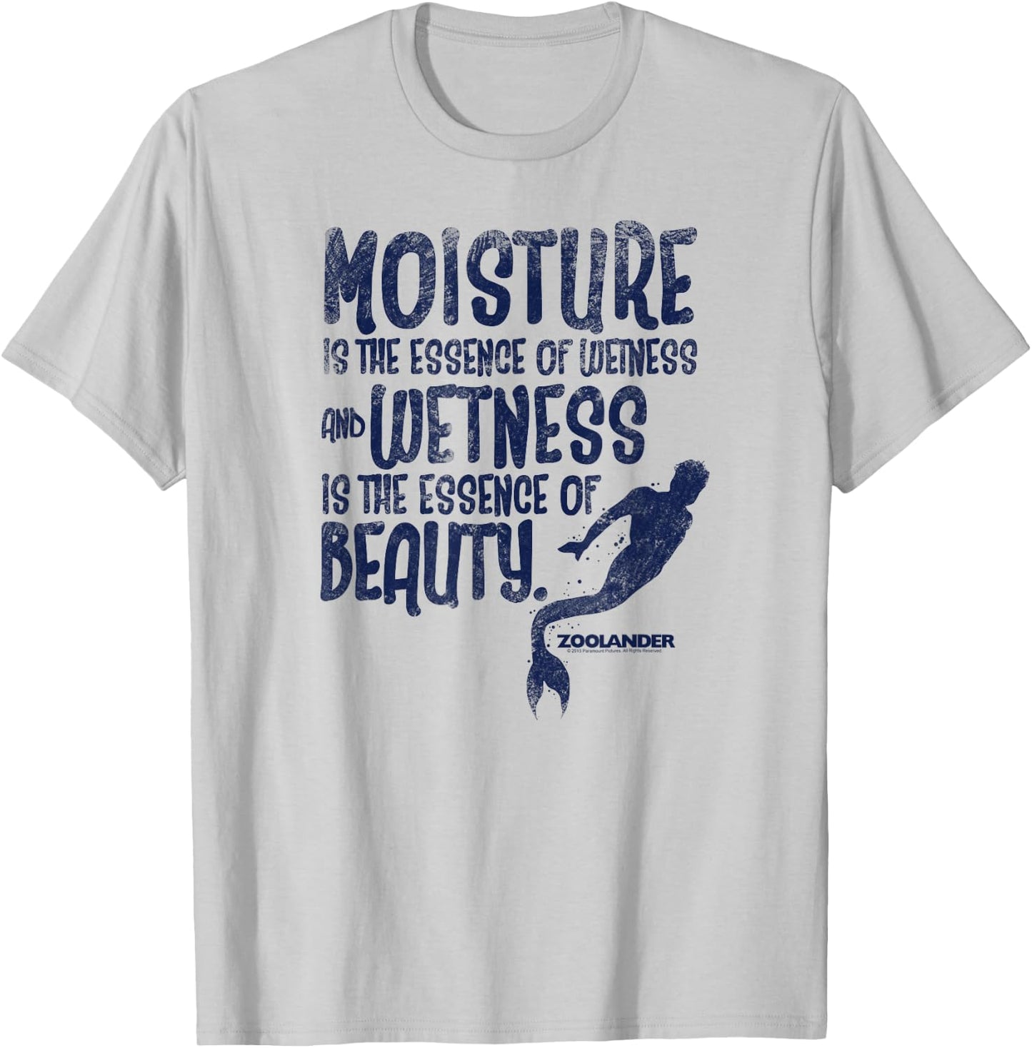Zoolander Merman T-Shirt - T-Shirt | Ash