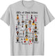 ABCs Of Black History Pride Teacher Proud African American T-Shirt - T-Shirt | Ash