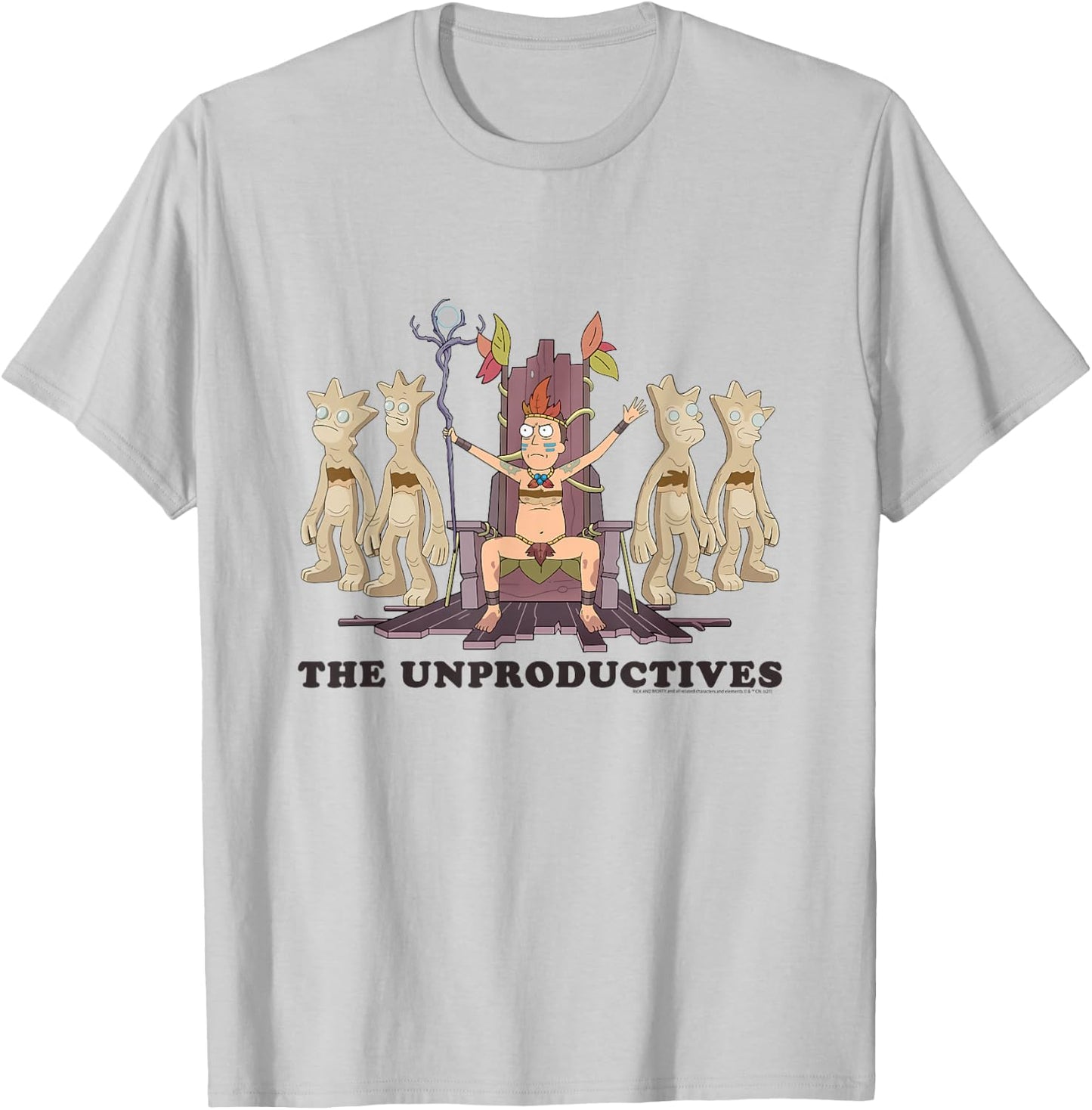 Rick and Morty The Unproductives T-Shirt - T-Shirt | Ash