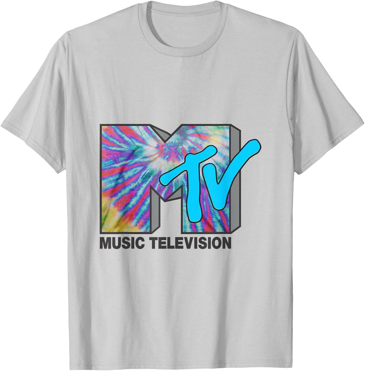 Tie Dye MTV Classic Logo T- Shirts T-Shirt - T-Shirt | Ash