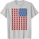 4th of July Trendy Red Solo Cup Beer Pong USA Flag T-Shirt - T-Shirt | Ash