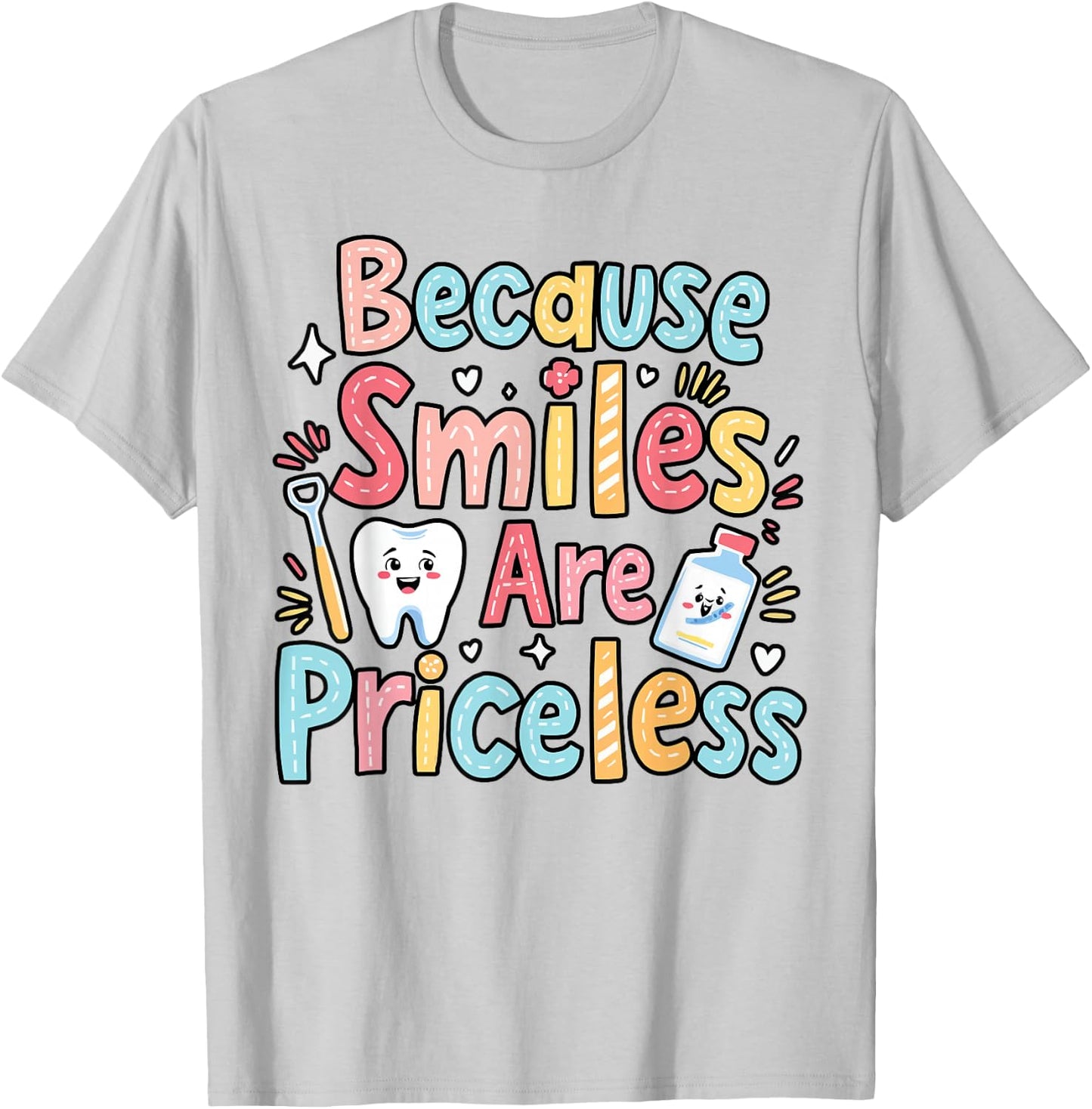 Dentist Dental Assistant Teeth Dentistry Dental Hygienist T-Shirt - T-Shirt | Ash
