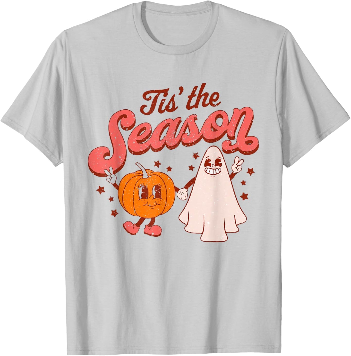 Tis the Season Funny Halloween T-Shirt - T-Shirt | Ash