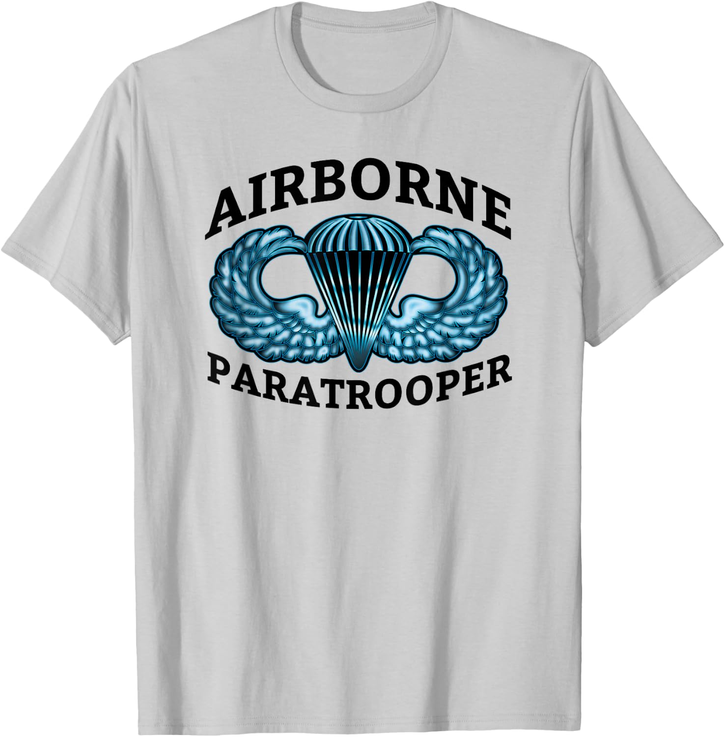 Airborne Paratrooper T-Shirt - T-Shirt | Ash