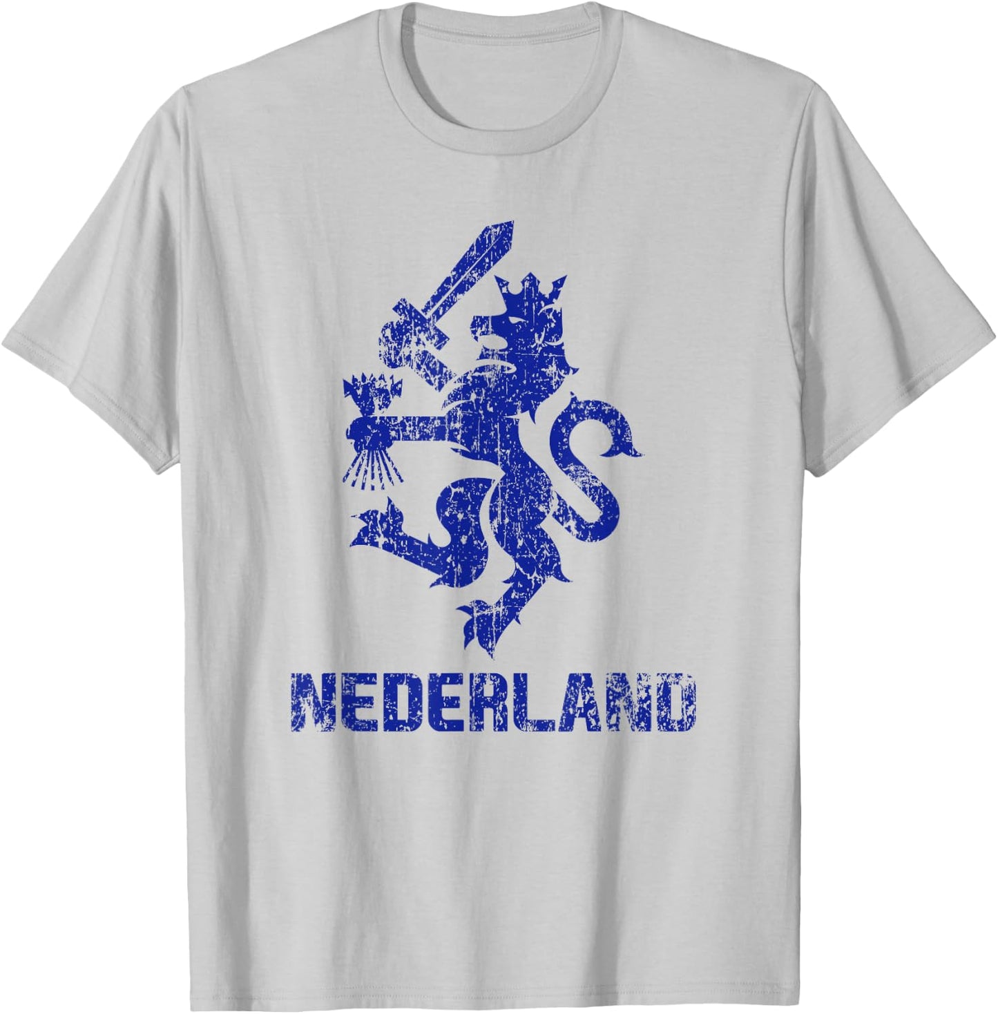 Nederland Flag Dutch Lion Netherlands International Country T-Shirt - T-Shirt | Ash