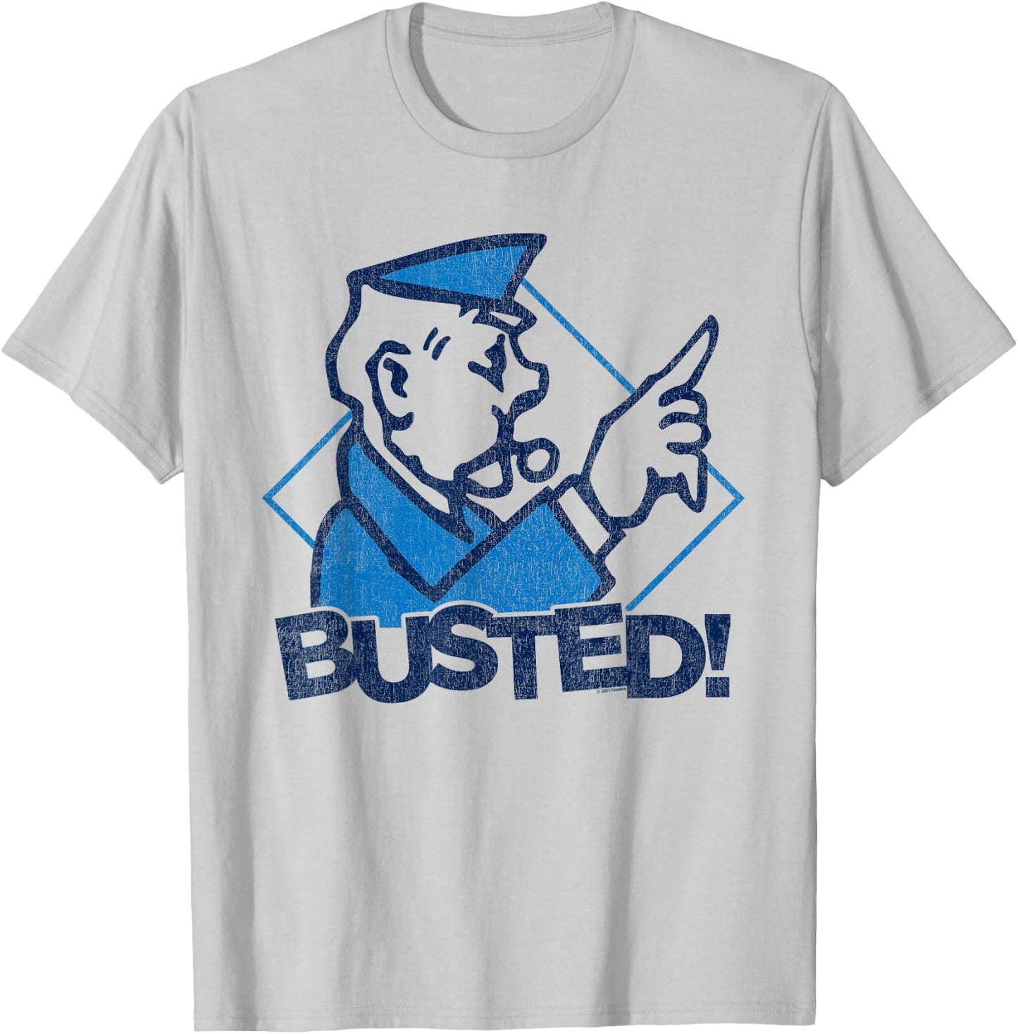 Monopoly You're Busted T-Shirt - T-Shirt | Ash