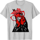 cute Women Girl Chicken With Bandana Headband and Glasses T-Shirt - T-Shirt | Ash
