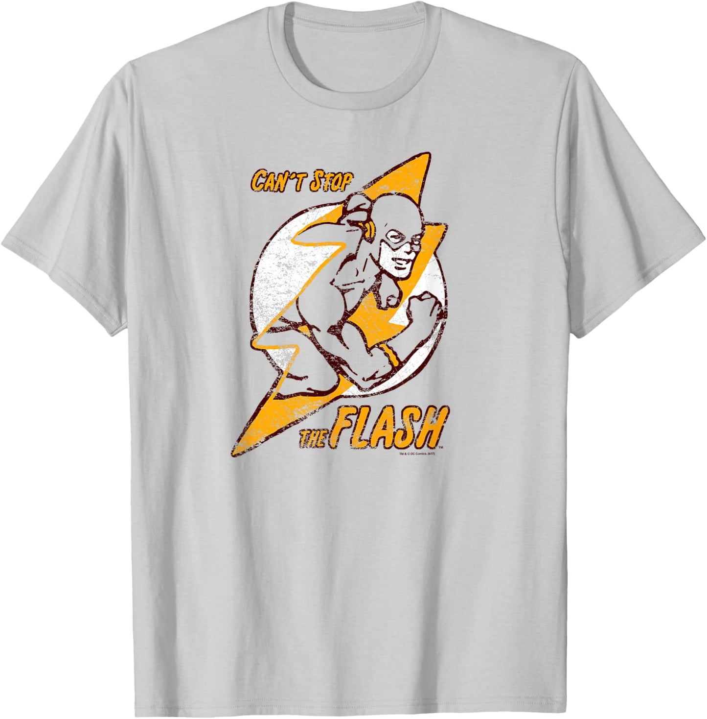 The Flash Flash Bolt T-Shirt - T-Shirt | Ash