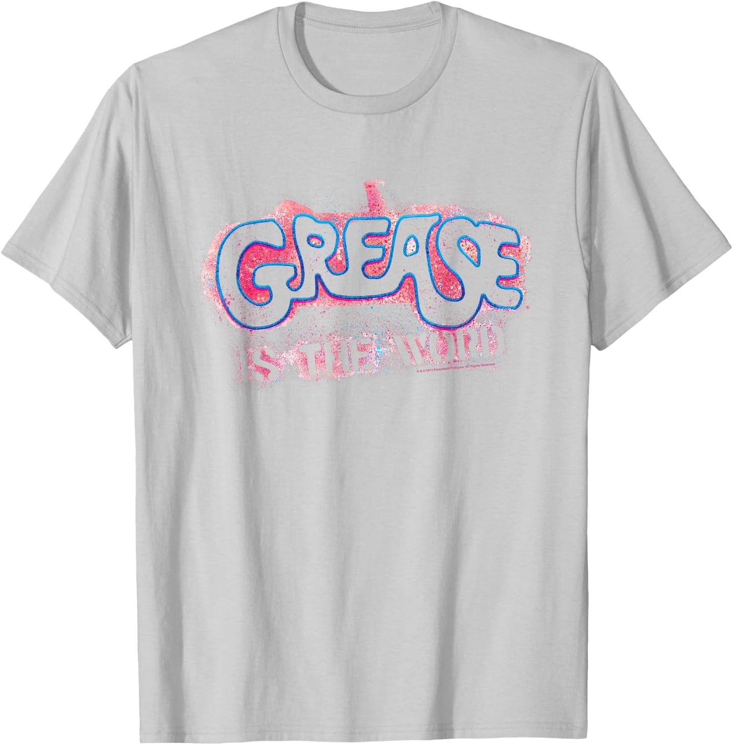 Grease Grease is The Word T-Shirt - T-Shirt | Ash