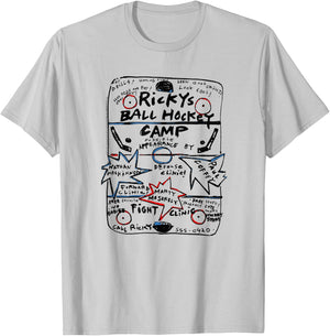 Trailer Park Boys Ricky's Ball Hockey Camp T-Shirt - T-Shirt | Ash
