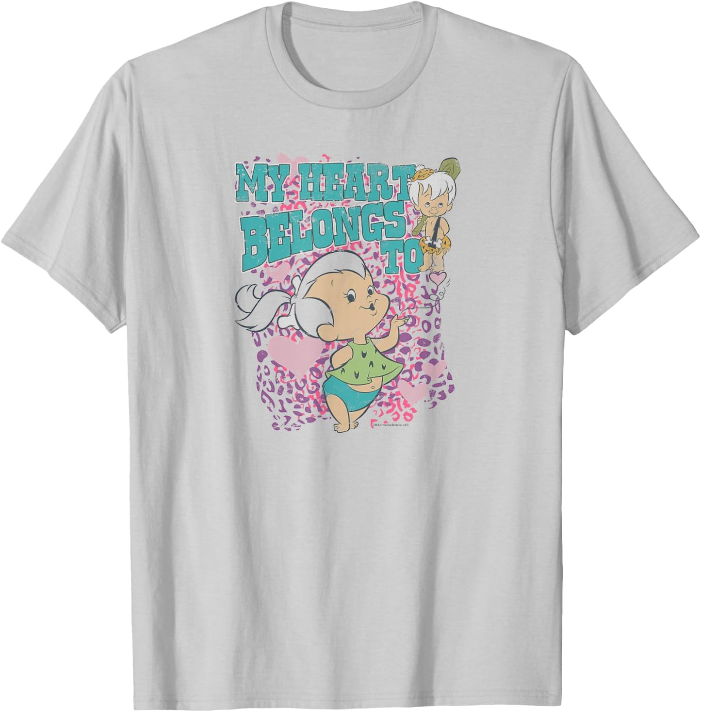 The Flintstones Pebbles My Heart T-Shirt - T-Shirt | Ash