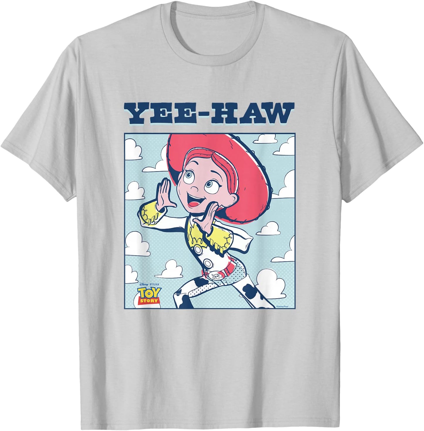 Disney Pixar Toy Story Jessie YEE-HAW T-Shirt - T-Shirt | Ash