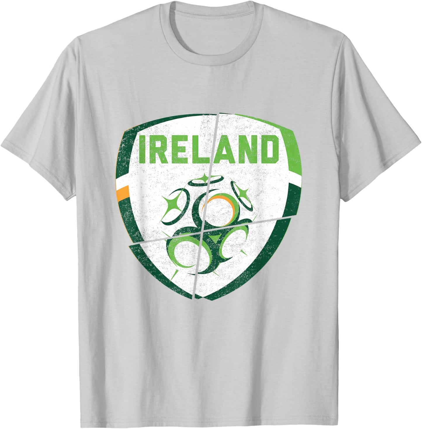 republic of Ireland football shirt -Irish Flag 2021 T-Shirt - T-Shirt | Ash