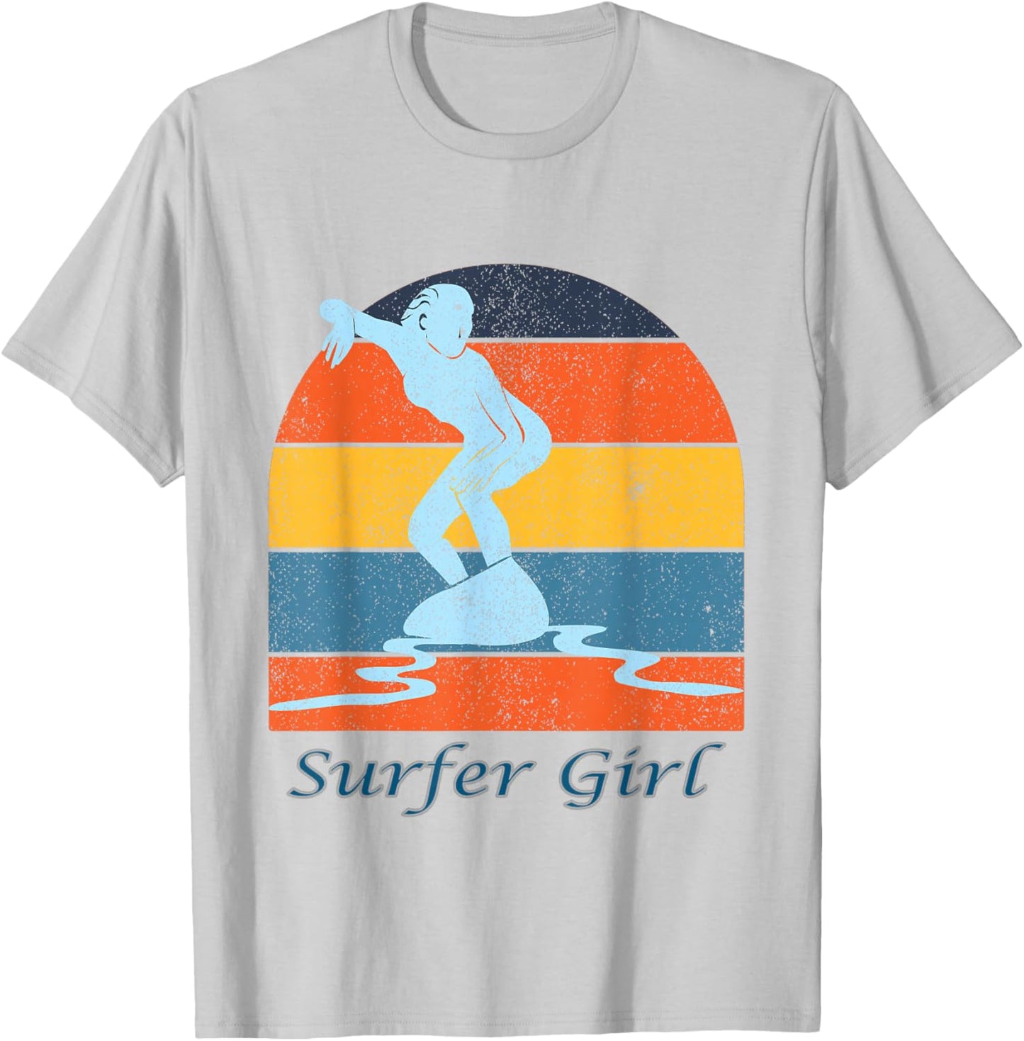 Surfer Girl, Surfing T-Shirt - T-Shirt | Ash